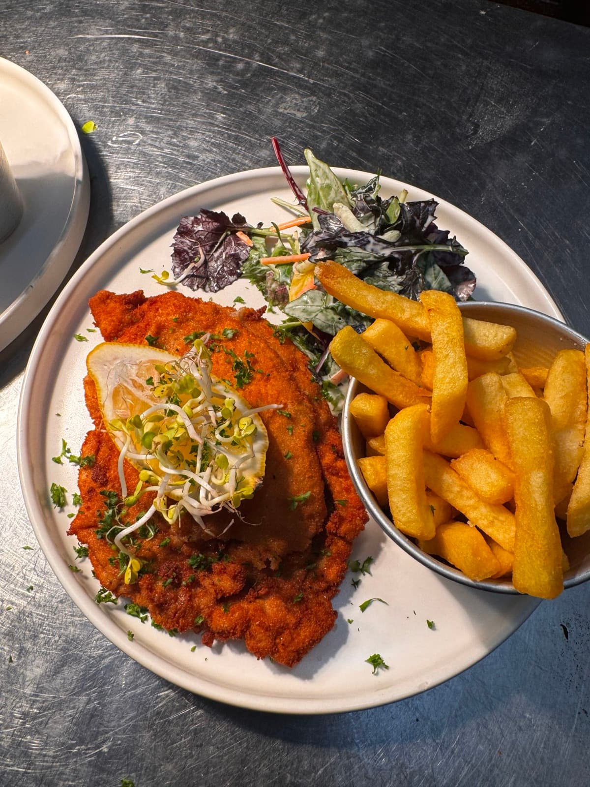 Wiener Schnitzel vom Kalbsrücken